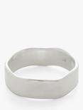 Monica Vinader Siren Muse Band Ring, Silver