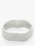 Monica Vinader Siren Muse Band Ring, Silver