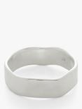 Monica Vinader Siren Muse Band Ring, Silver