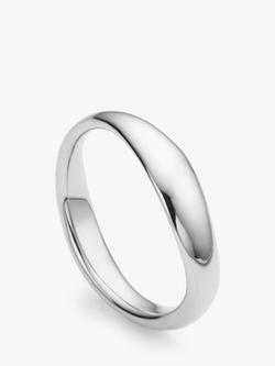 Monica Vinader Nura Reef Stacking Ring, Silver, Silver
