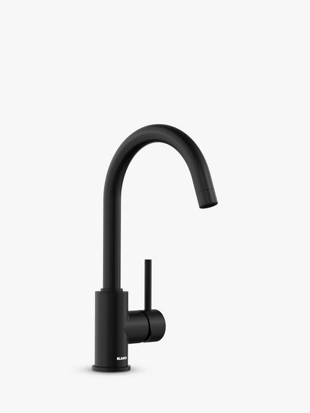 BLANCO Mida Single Lever Monobloc Kitchen Mixer Tap, Black Matte