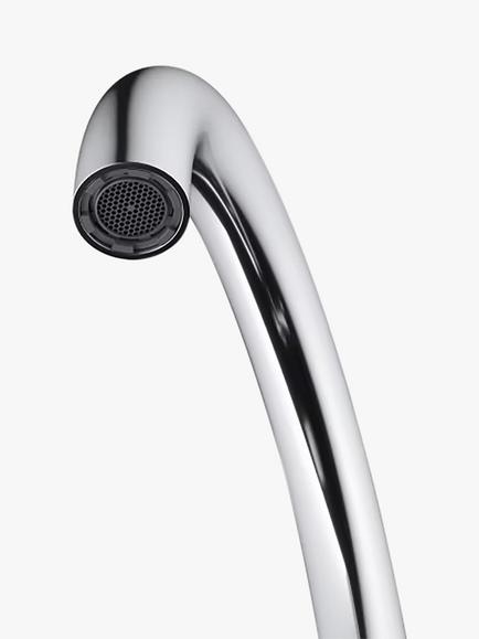 Franke Active Spray Swivel Spout Single Lever Kitchen Mixer Tap, Matt Black - view 2, Chrome
