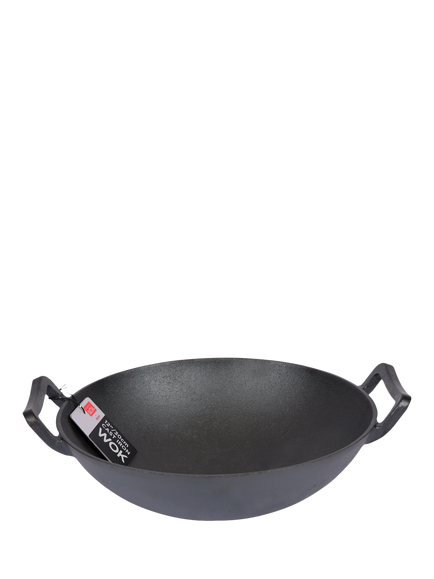 School Of Wok Cast Iron Wok, 30cm - view 2, Black