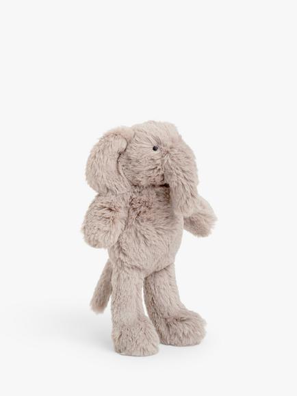 John Lewis Mini Elephant Plush Soft Toy, Grey