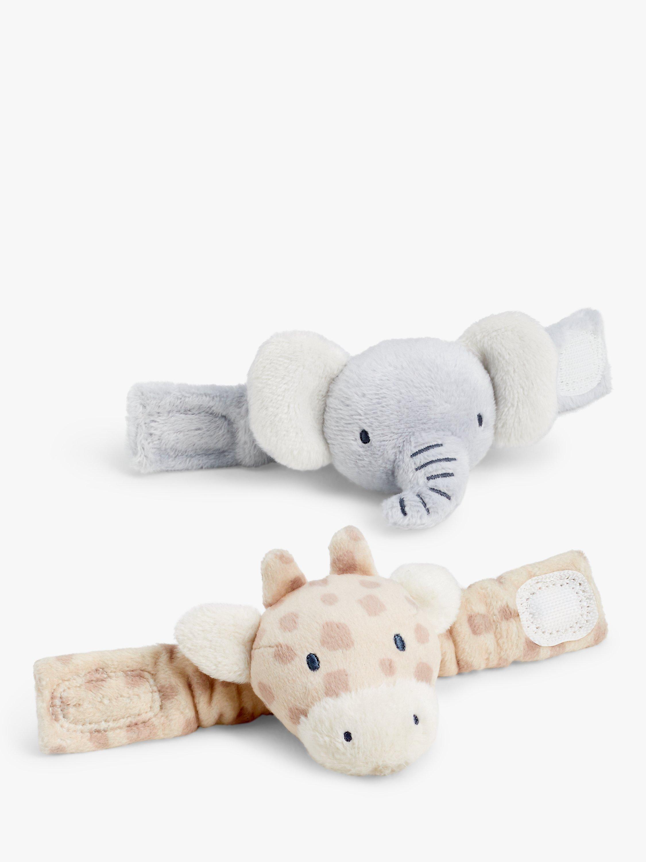 John Lewis Safari Animal Wrist Rattles