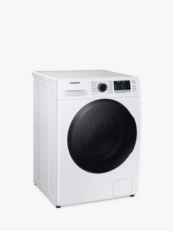 Samsung Series 5 WD90TA046BE Freestanding ecobubble™ Washer Dryer, 9kg/6kg Load, 1400rpm Spin, White - view 2, White