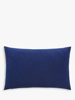 Harlequin x Sophie Robinson Sherbet Stripe Cushion - view 2, Lapis
