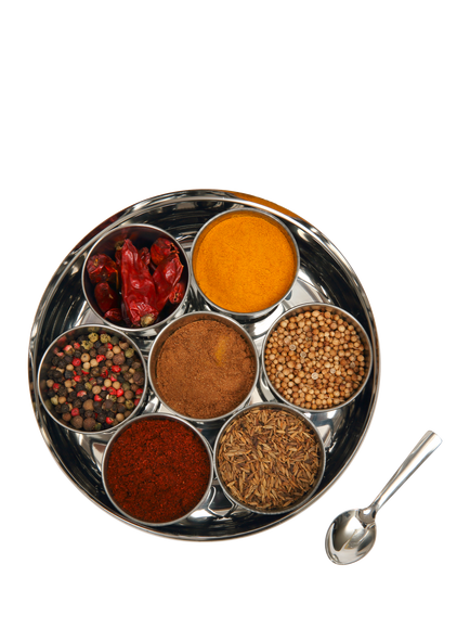 School Of Wok Dabba Stainless Steel Asian Spices Storage Tin - view 2, Multi