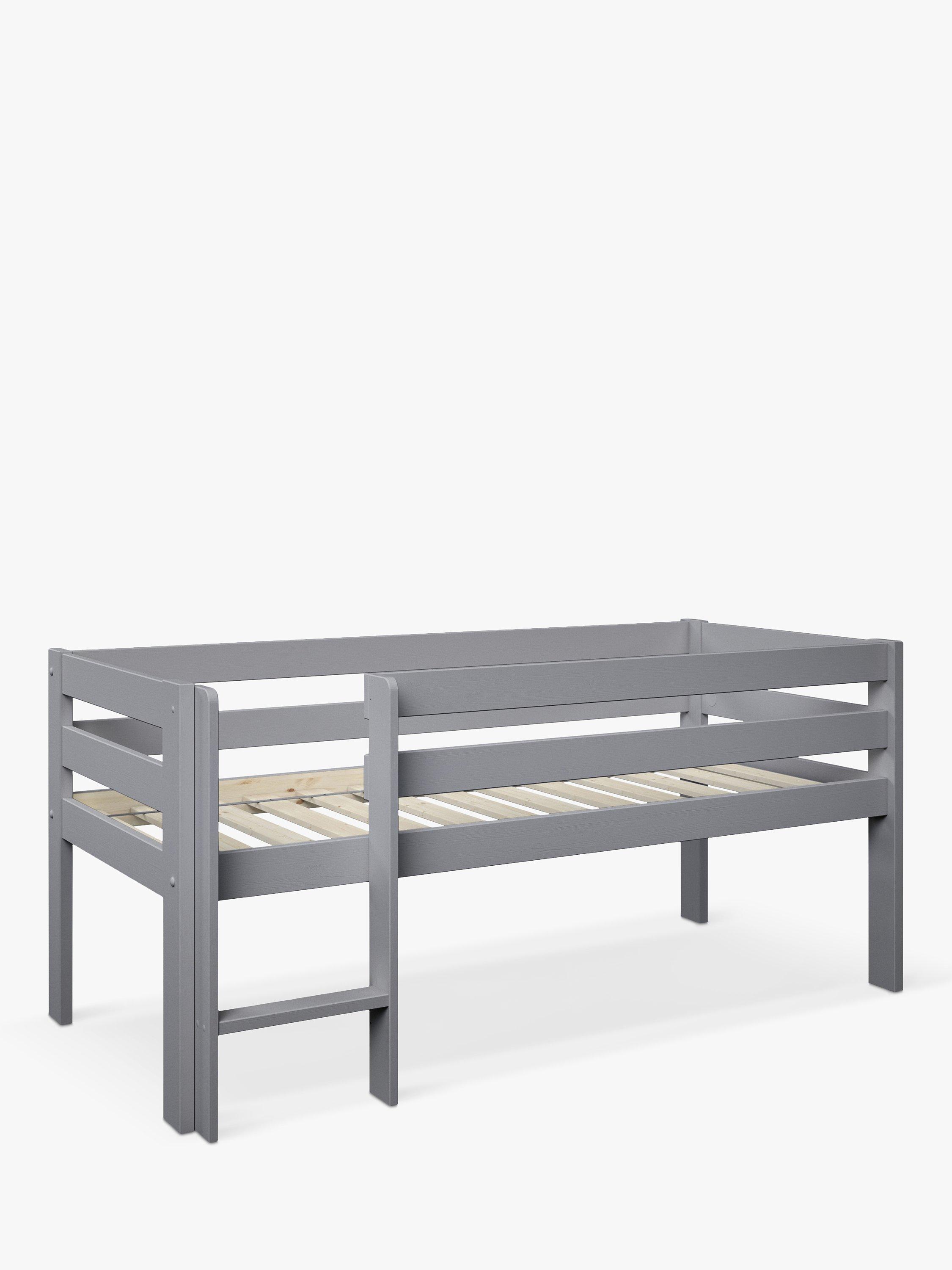 Noomi Shorty Mid-Sleeper Bed Frame, Grey