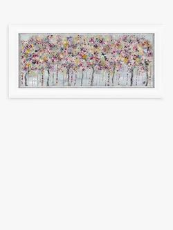 John Lewis Sara Otter 'Memories with You' Framed Print, 56 x 116cm, Pink/Multi, Pink/Multi
