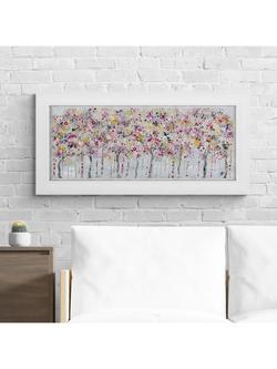 John Lewis Sara Otter 'Memories with You' Framed Print, 56 x 116cm, Pink/Multi - view 2, Pink/Multi