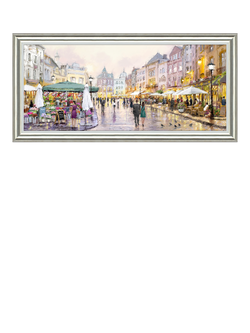John Lewis Richard Macneil 'Evening Glow' Framed Print, 60 x 126cm, Multi, Multi