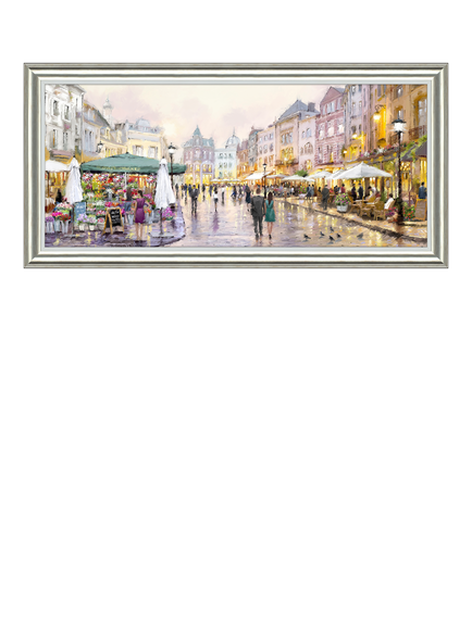 John Lewis Richard Macneil 'Evening Glow' Framed Print, 60 x 126cm, Multi, Multi