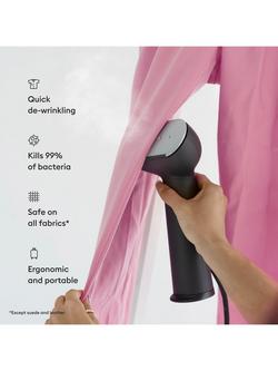 Steamery Cirrus No.3 Handheld Clothes Steamer - view 2, Charcoal