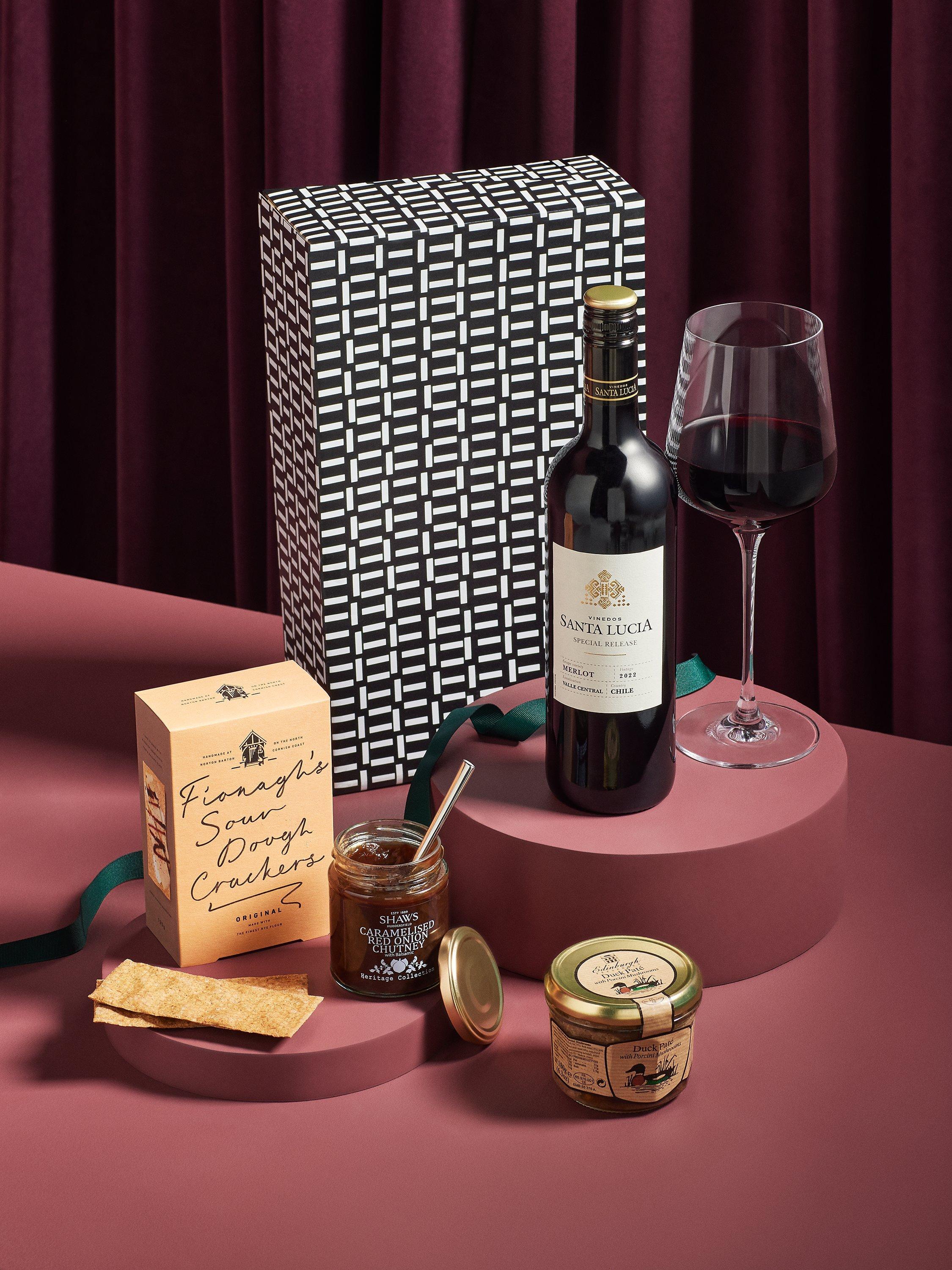John Lewis Merlot & Pate Gift Box