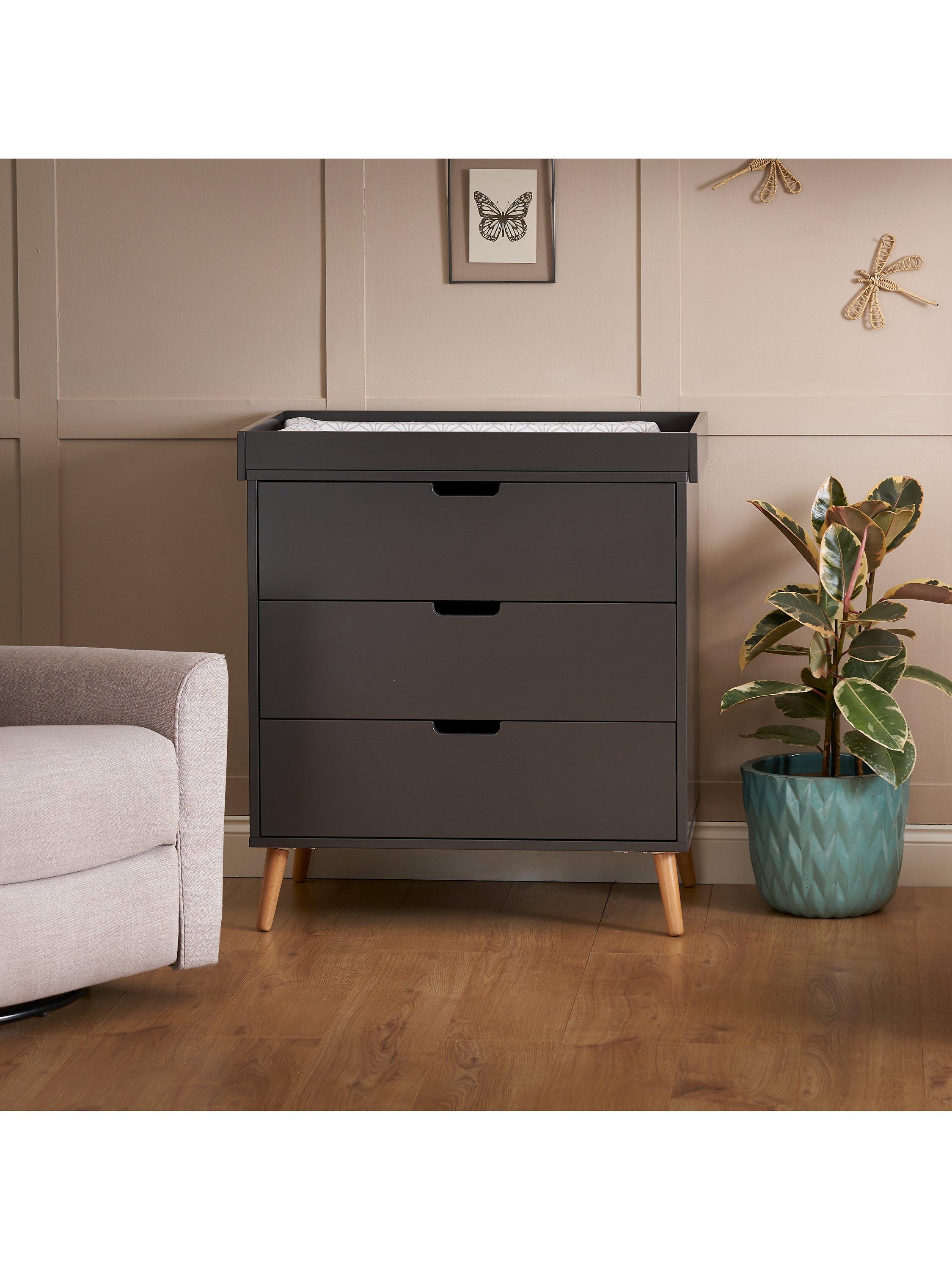 Obaby Maya Changing Unit Dresser, Grey Slate