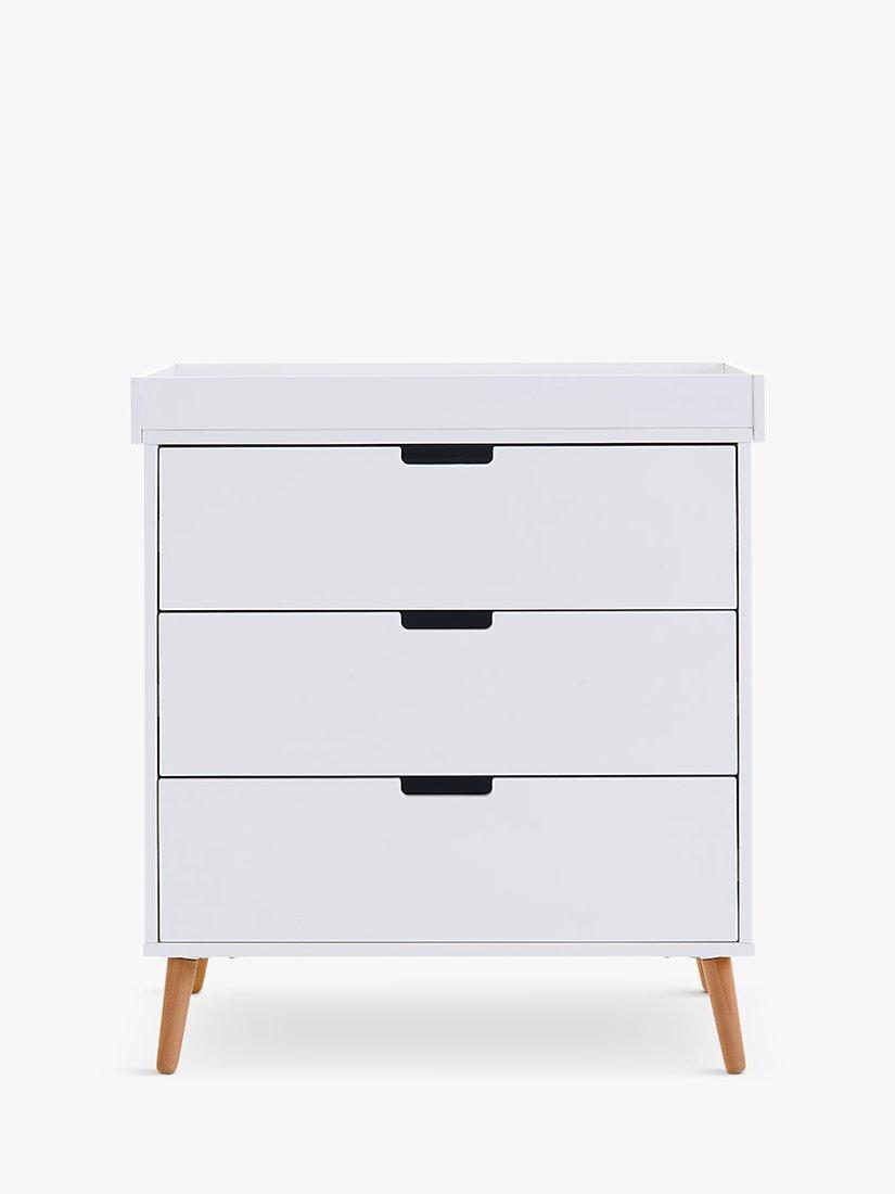 Obaby Maya Changing Unit Dresser, White Natural