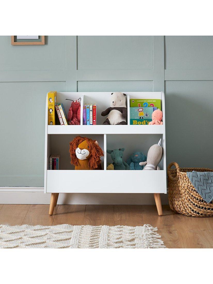 Obaby Maya Toy Storage Unit, White/Natural