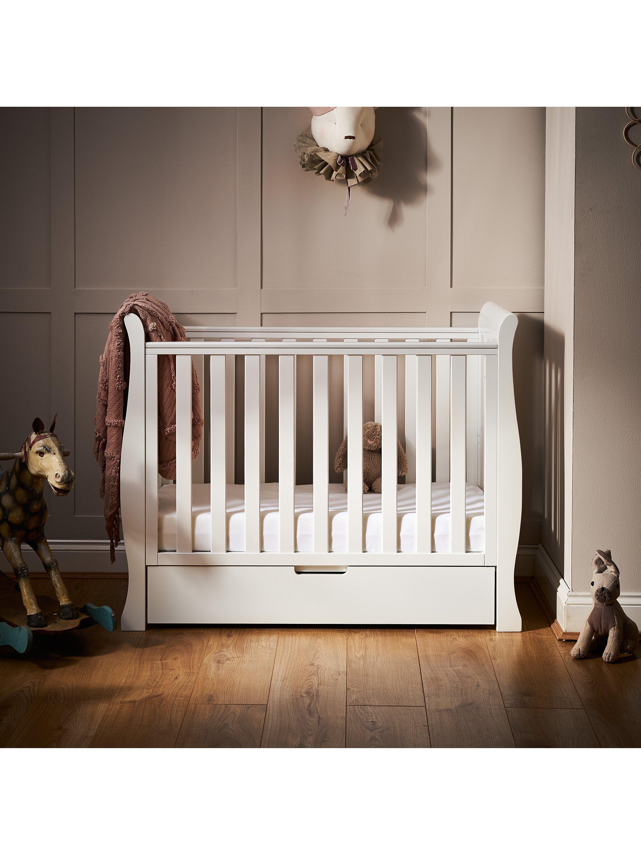 Obaby Stamford Space Saver Cotbed White