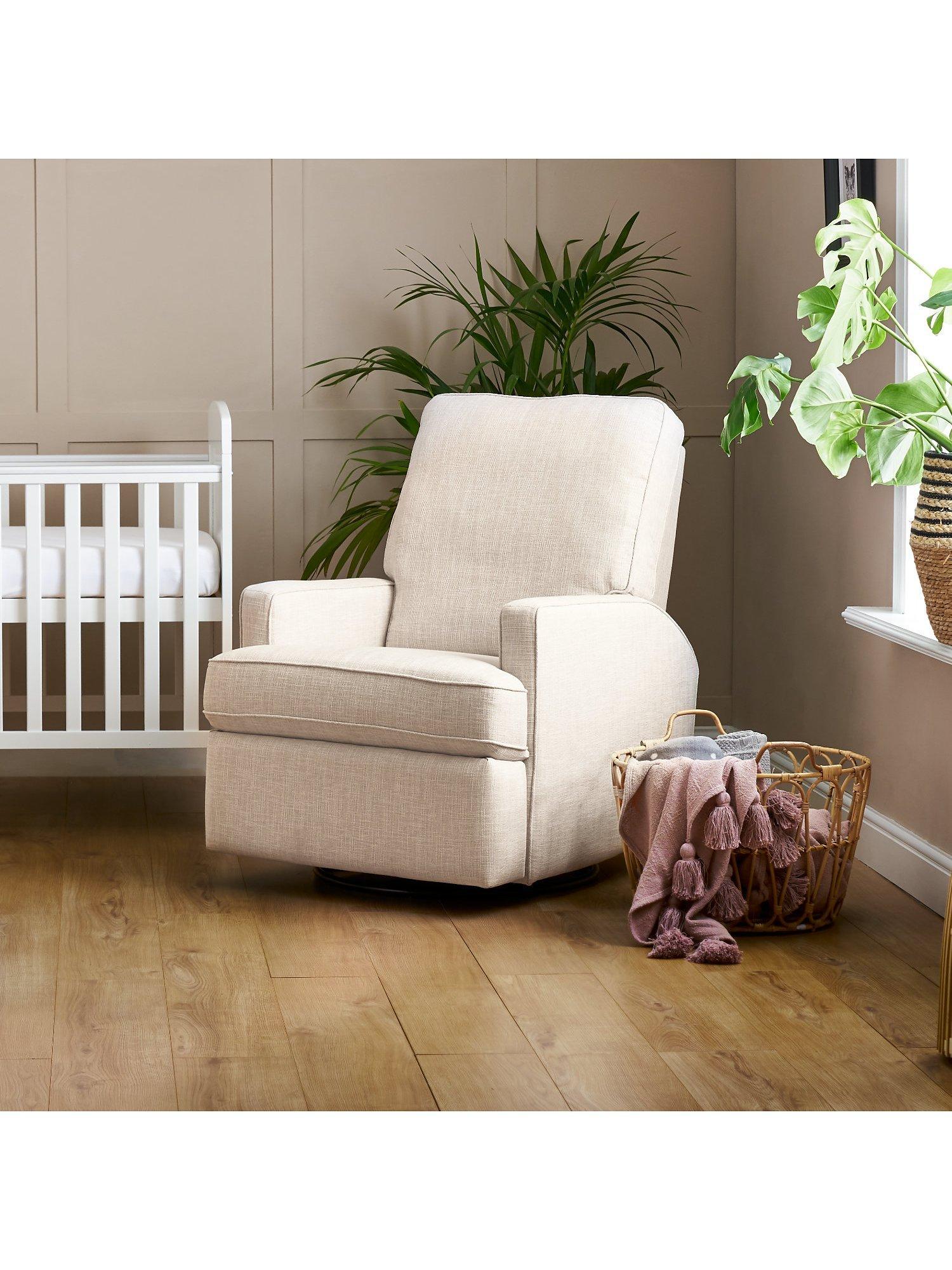 Obaby Madison Swivel Rocking Chair, Oatmeal