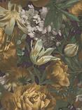 Galerie Antique Floral Motif Wallpaper, Gold Bw51001
