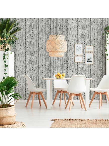 Galerie Birch Tree Motif Wallpaper, BW51006 - view 2, White Bw51006