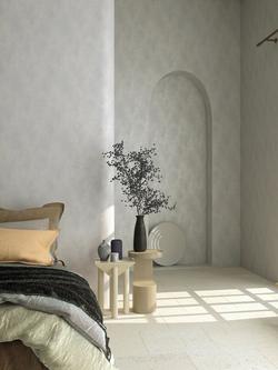 Galerie Plaster Texture Wallpaper - view 2, Grey