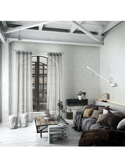 Galerie Brick Texture Wallpaper - view 2, White 34165