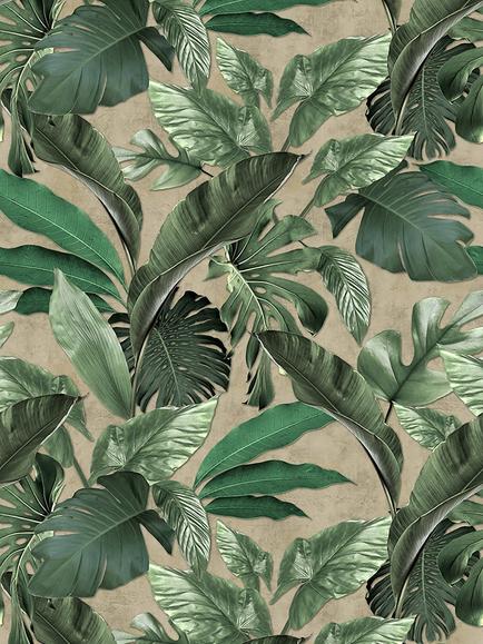 Galerie Tropical Wall Panel, Green 34198
