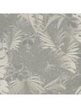 Galerie Metallic Jungle Leaves Wallpaper, Metallic 33302