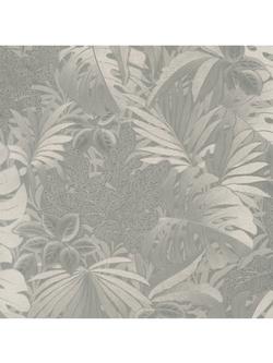 Galerie Metallic Jungle Leaves Wallpaper, Metallic 33302