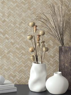 Galerie Rattan Weave Wallpaper - view 2, Natural 33309