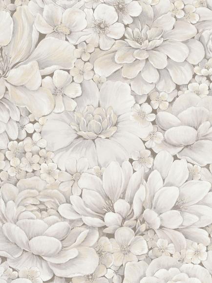 Galerie Floral Texture Wallpaper, Natural 33951