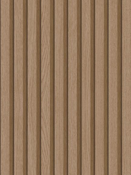 Galerie Wood Stripe Wallpaper, Brown 33958