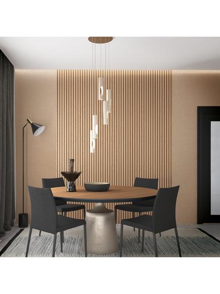 Galerie Wood Stripe Wallpaper - view 2, Brown 33958