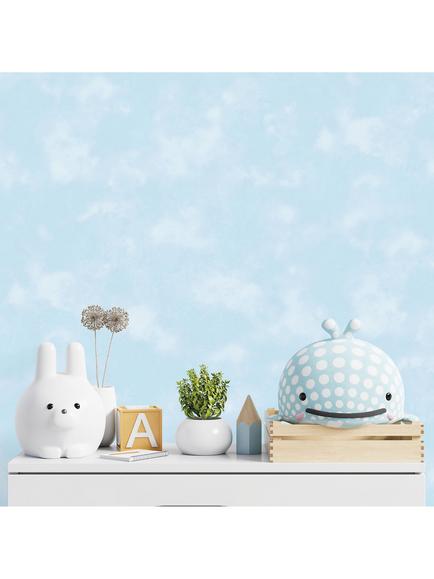 Galerie Baby Texture Wallpaper - view 2, Blue/Glitter