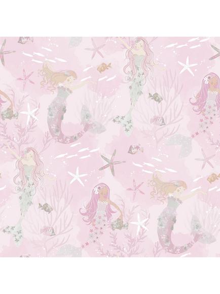 Galerie Mermaids Wallpaper, Pink G78390