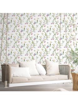 Galerie Classic Bird Trail Wallpaper - view 2, Multi G78490