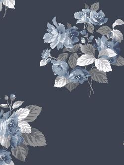 Galerie Classic Bouquet Wallpaper, Blue G78498