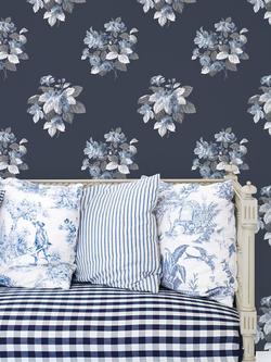 Galerie Classic Bouquet Wallpaper - view 2, Blue G78498