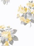Galerie Classic Bouquet Wallpaper, Yellow G78502