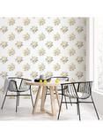Galerie Classic Bouquet Wallpaper, Yellow G78502