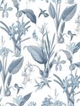 Galerie Cottage Botanical Wallpaper, Blue G78504