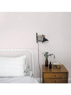 Galerie Trellis Negative Wallpaper - view 2, Pink G78521