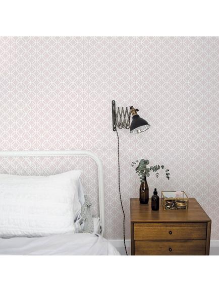 Galerie Trellis Negative Wallpaper - view 2, Pink G78521