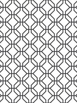 Galerie Trellis Positive Wallpaper, Black G78525