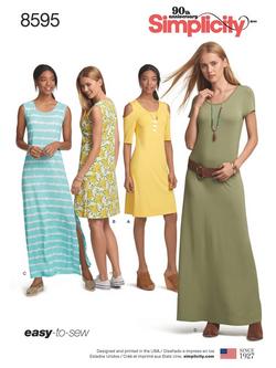 Simplicity Misses' Dresses Sewing Pattern, S8595, 