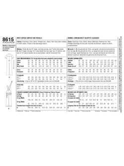 Simplicity Men's Vintage Jumpsuit and Overalls Sewing Pattern, S8615 - view 2, 