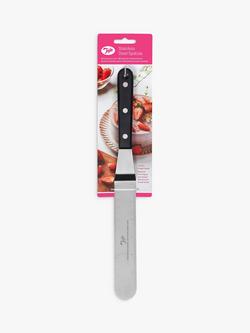 Tala Angled Stainless Steel Head Measuring Icing Spatula, Silver Black