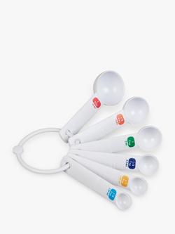 Tala Measuring Spoons, Set of 6 - view 2, White